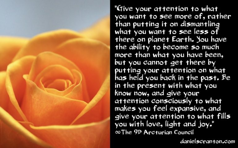 Put Your Consciousness on the Cabal or a Flower? ∞The 9D Arcturian Council
