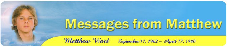 Message from Matthew by Suzanne Ward