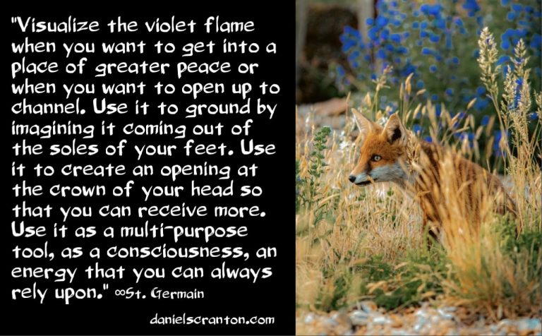 Do Not Limit Your Uses of the Violet Flame ∞St. Germain